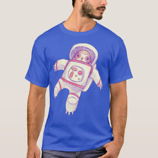 Camiseta Desenho da Lama do Astronauta
