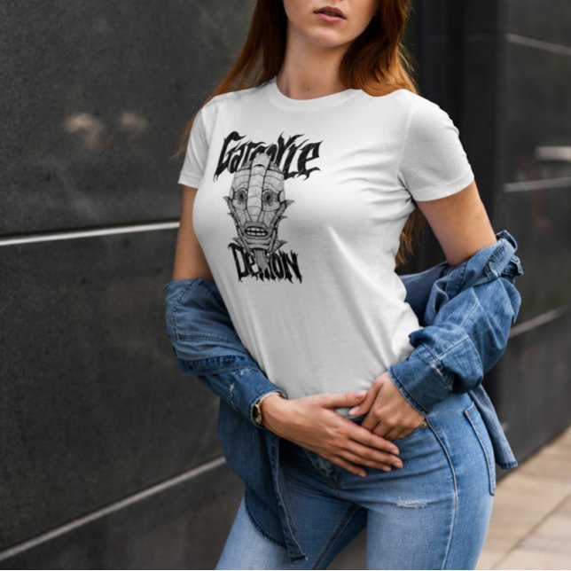 Camiseta Desenho Da Mão Do Monstro De Gargoyle (Criador carregado)
