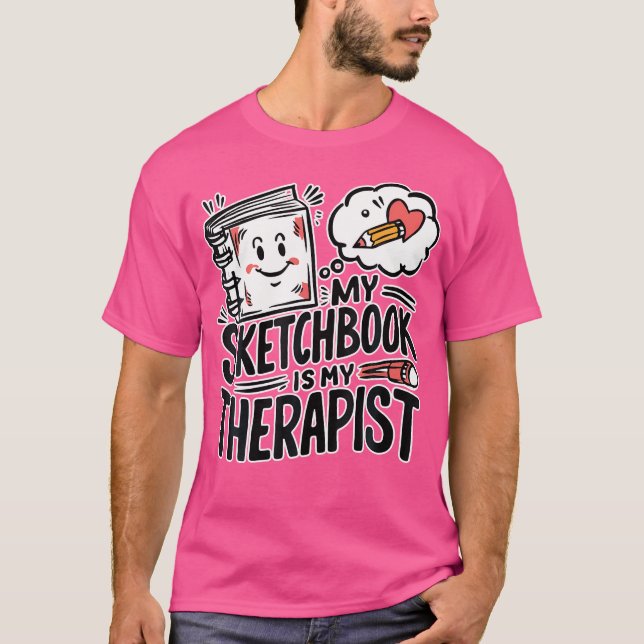 Camiseta Desenho da Terapia Desenho do Esquema (Frente)