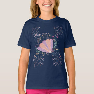 Camiseta desenho de adoráveis plantas marinhas