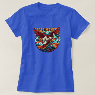 Camiseta Desenho de Águia Mancer Feitiçaria Fantasia Arte M