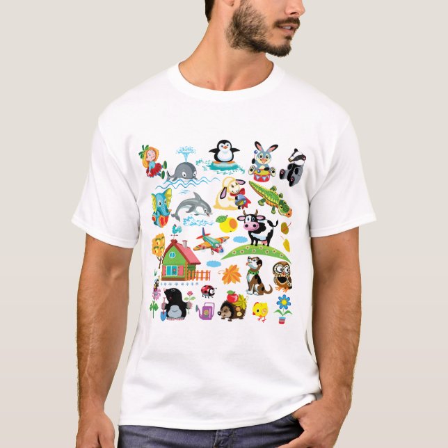 Camiseta Desenho de Animal (Frente)