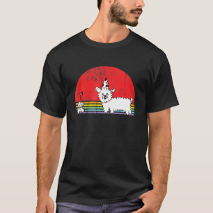 Camiseta Desenho de Aniversário do Cão-Poodle