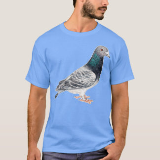 Camiseta Desenho De Arte De Pigeon