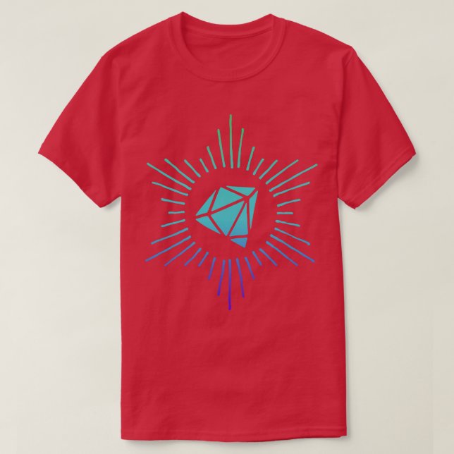 Camiseta Desenho de Artéria Inspiracional (Frente do Design)