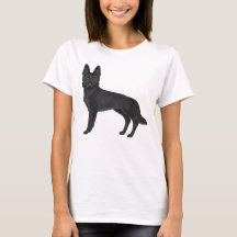 Desenho de cachorro de desenho animado preto Pasto