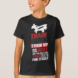 Camiseta Desenho de Cardio Kickboxing Para Kickboxer