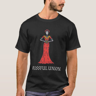 Camiseta Desenho de Casamento Noiva do Retro Halloween Retr
