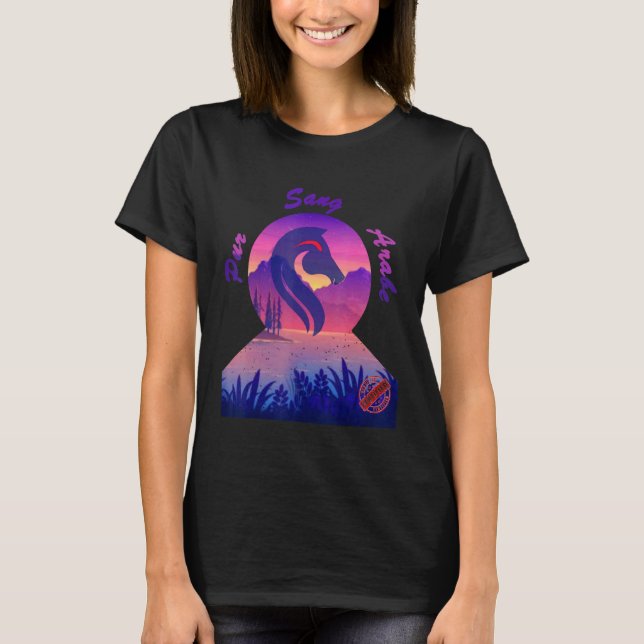 Camiseta Desenho de Cavalo Fatima (Frente)