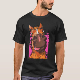 Camiseta Desenho de Cavalo para o Estábulo e Todos os Caval