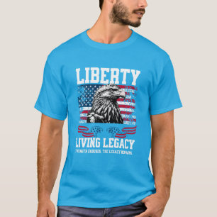Camiseta Desenho de Celebração do Legado Vivo da Águia da L