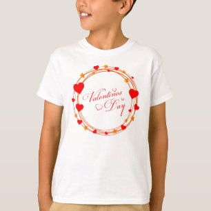 Camiseta Desenho de Círculo do Dia dos Namorados-25695