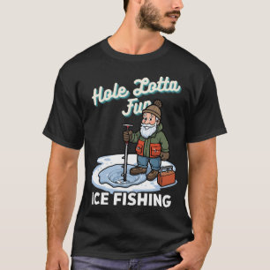 Camiseta desenho de desenho animado divertido Buraco de pes