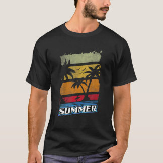 Camiseta Desenho De Excelente De Verão Para Praia De 2021