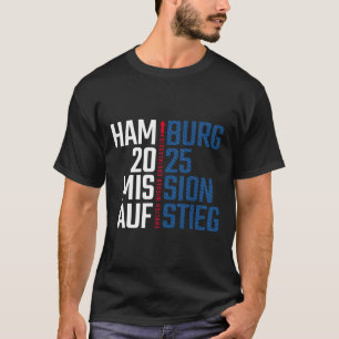 Camiseta Desenho de Fã do Hamburg Rise 2025 Amor ao Futebol