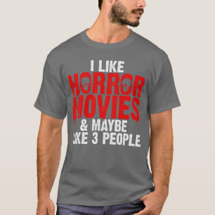 Camiseta Desenho de Filme de Terror Divertido para Homens M