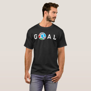 Camiseta Desenho de Futebol Fã de Futebol GOAL