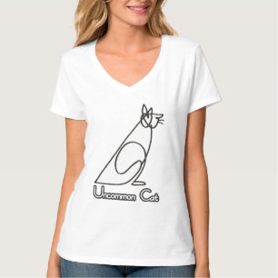 Camiseta Desenho de gatos pouco frequente