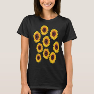 Camiseta Desenho de Girassol