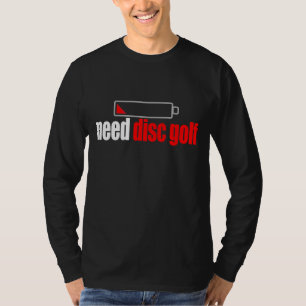 Camiseta Desenho De Golfe Do Jogador De Golfe Do Disco Mais