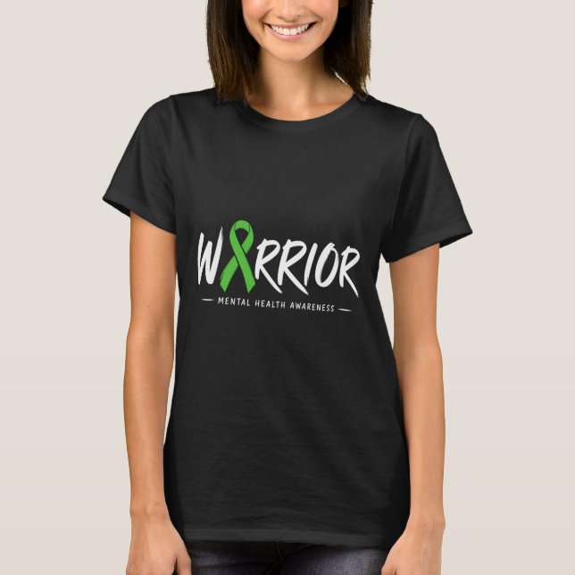 Camiseta Desenho de Guerreiro Empoderador Masculino com Ver (Frente)