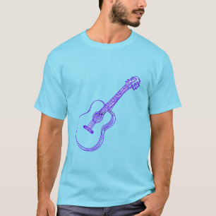 Camiseta Desenho de guitarra