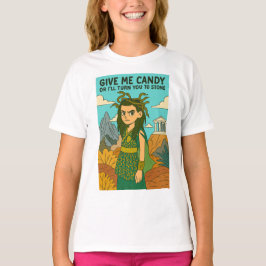 Camiseta Desenho de Halloween da Vingança do Gato