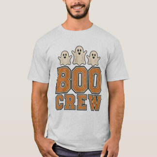 Camiseta Desenho de Halloween de Fantasma Fofo da Boo Crew