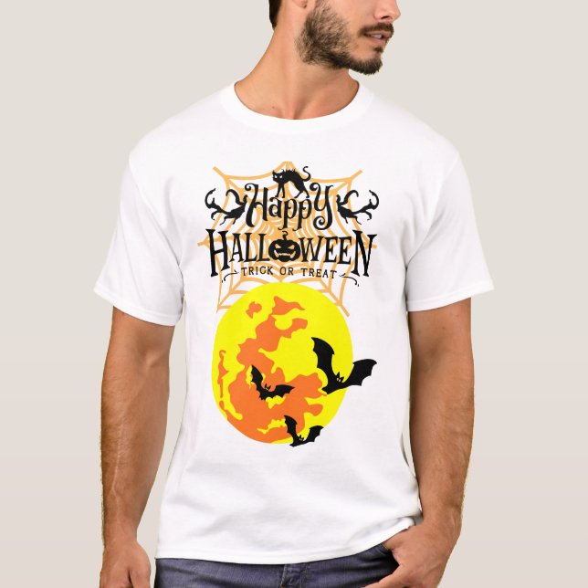 Camiseta desenho de helloween (Frente)