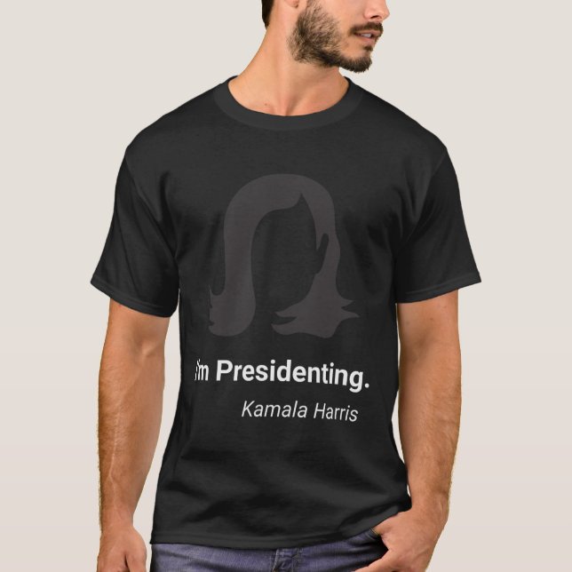Camiseta Desenho de Kamala Harris (Frente)