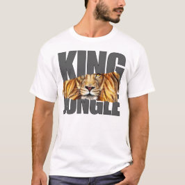 Camiseta desenho de leão