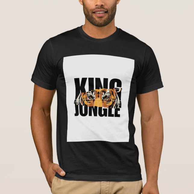 Camiseta Desenho de leão rei fofo (Frente)