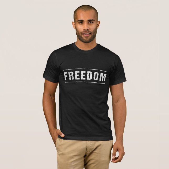 Camiseta Desenho de Liberdade (Frente Completa)