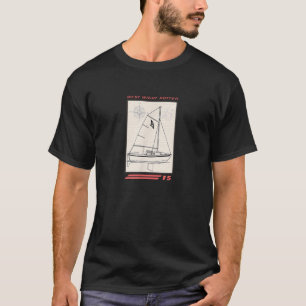 Camiseta Desenho de Linha de Navegação em Potter 15 de Peso