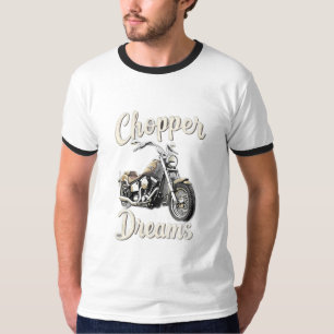 Camiseta desenho de motocicleta
