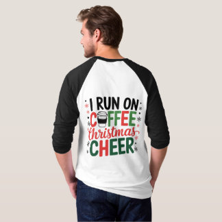 Camiseta Desenho de Natal de Café