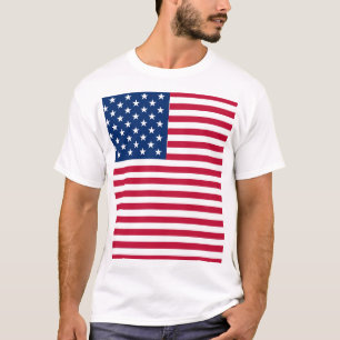 Camiseta Desenho de Orgulho da Bandeira Americana dos EUA