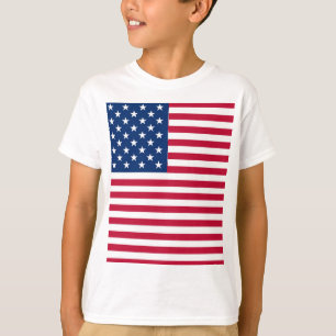 Camiseta Desenho de Orgulho da Bandeira Americana dos EUA