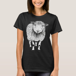 Camiseta Desenho de Ovelha