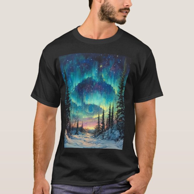 Camiseta Desenho de paisagem (Frente)