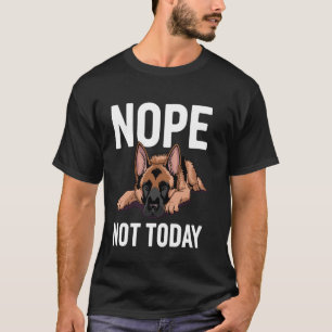 Camiseta Desenho de Pastor Alemão para Homens e Mulheres Am