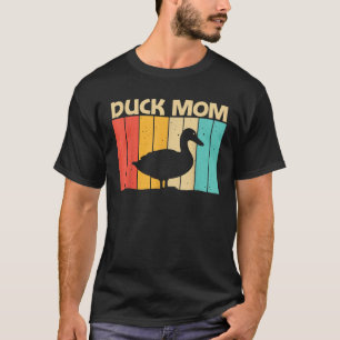 Camiseta Desenho de Pato Engraçado para Mãe Pata Fazendeira