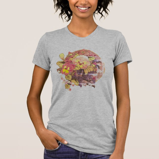 Camiseta Desenho de Pensées Vintage (Frente)