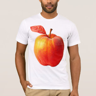 Camiseta Desenho de Perfeição do Pêssego Dourado