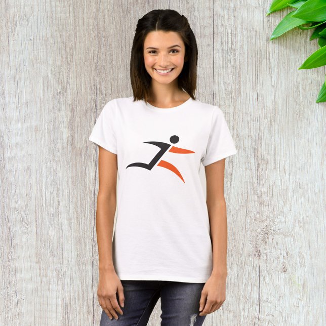 Camiseta Desenho de Pessoa Correndo (Criador carregado)