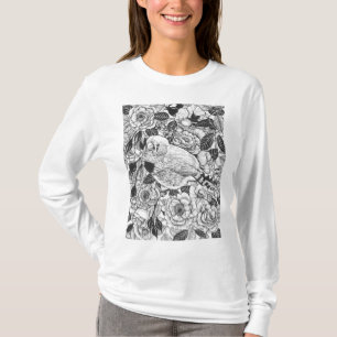 Camiseta Desenho de pintura zebra e rosa