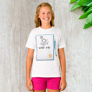 Camiseta Desenho De Poodle Aquático Desenho De Água Desendu