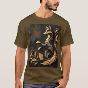 Camiseta Desenho de Raposa Elegante Fantasia