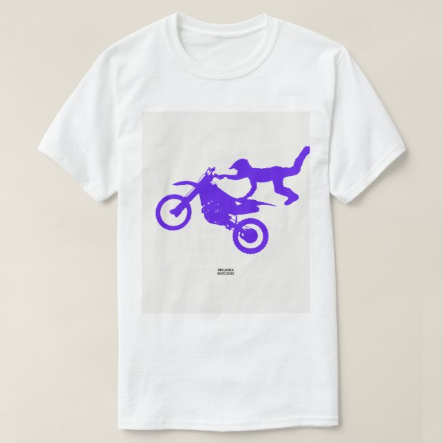 Camiseta Desenho de rear de bicicleta  (Frente do Design)
