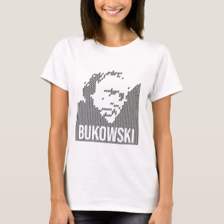 Camiseta Desenho de retrato de Charles Bukowski